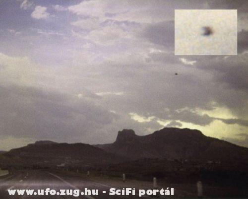 UFO az országúttól nem messze