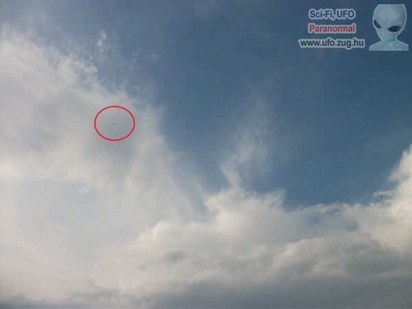 UFO Zichyújfalu felett