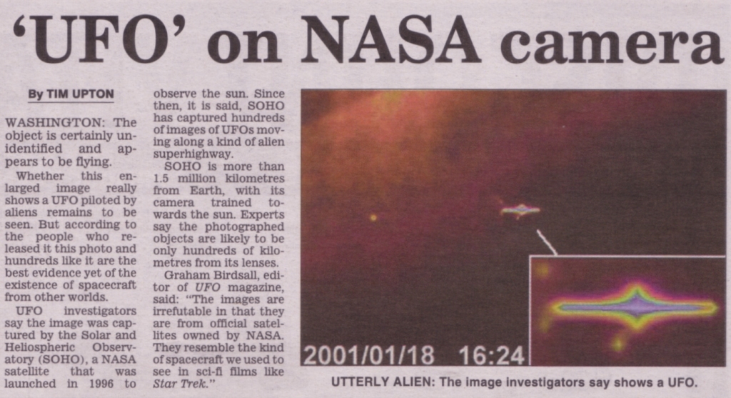 A Nasa bevallja hogy már észleltek ufót.