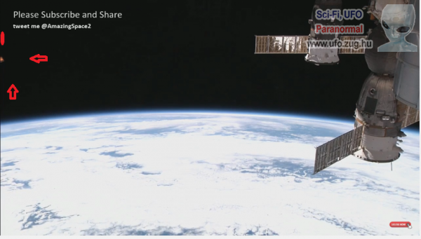 Ufók a NASA videón.