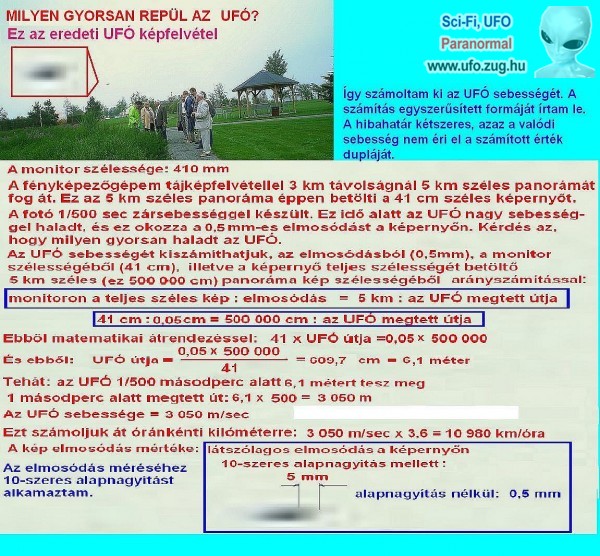 Milyen gyorsan repül az UFÓ?