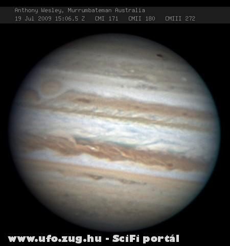 Valami becsapódhatott a Jupiterbe?!