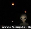 ufo a sötétben